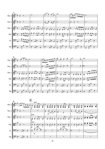 Cafe Calypso for String Ensemble by Thomas Gregory (PDF)